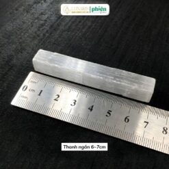 Thanh Selenite Thanh Lọc Không Gian, Tăng Tập Trung, Sạc Năng Lượng Cho Đá