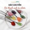 Dây Chuyền Đá Thạch Anh Thô Tự Nhiên Vòng Cổ Năng Lượng Tích Cực Thu Hút May Mắn