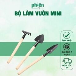 Bộ Làm Vườn Size Vừa,Bộ Làm Vườn mini nhỏ gọn, Dụng Cụ Làm vườn , Decor Vintage